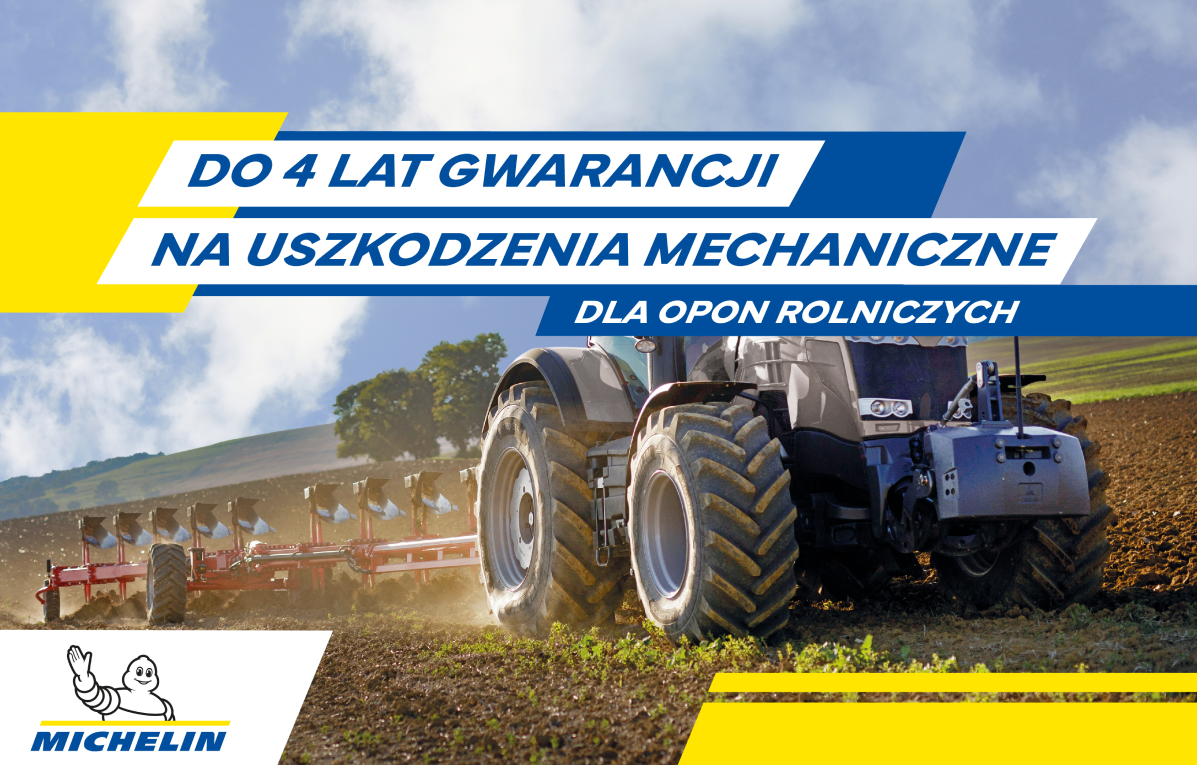 Gwarancja na opony rolnicze Michelin